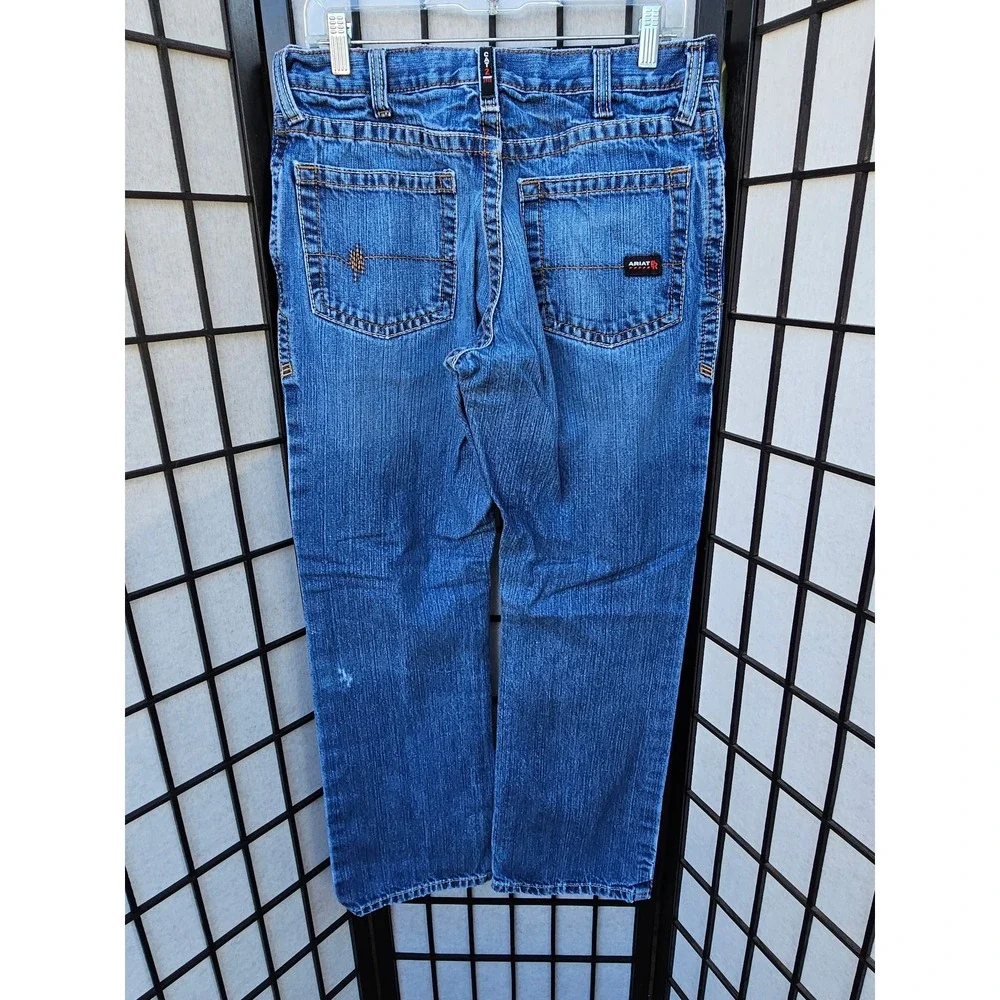 ARIAT FR Relaxed Boot Cut CAT 2 Flame Resistant Jeans 32x32 Workwear Denim Wear